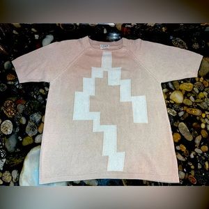 Vintage Como Sport ⛳️ Sweater Medium with Unique Geometric Pattern